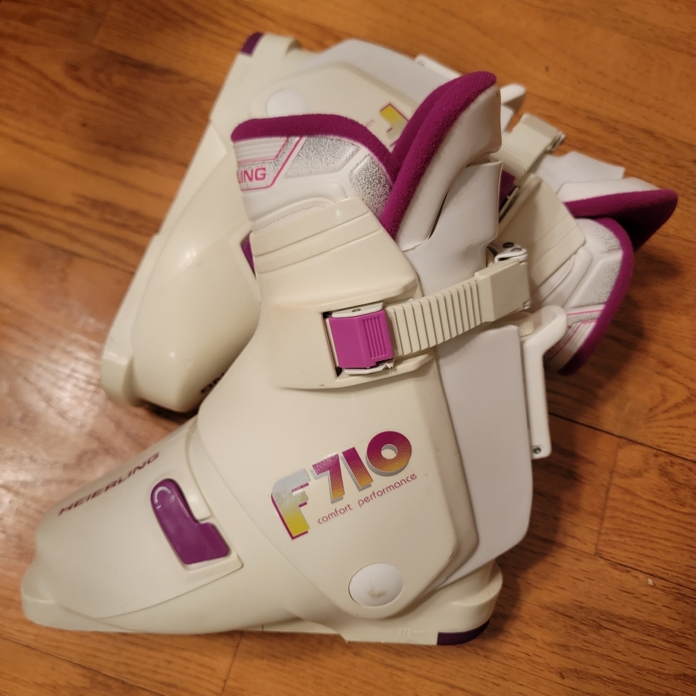 HEIERLING ♡ Super Sweet Ladies White|Pink F710 Comfort Performance Ski Boots 5.5